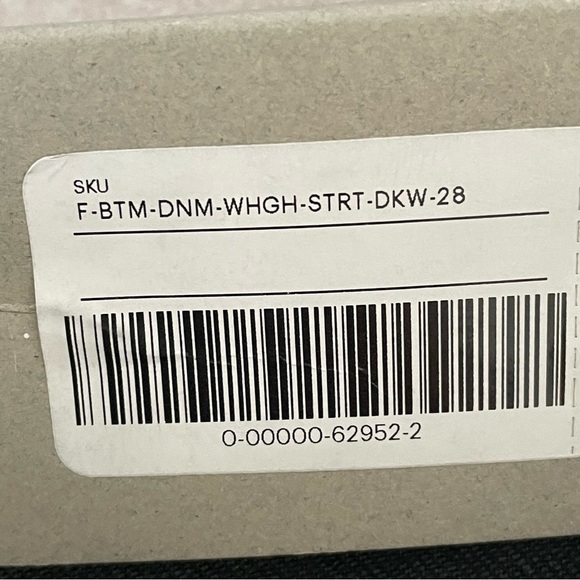 Everlane The Way High Jean Coal Black 28 NWT  F-BTM-DNM-WHGH-SRT-DKW-28 - Picture 12 of 12